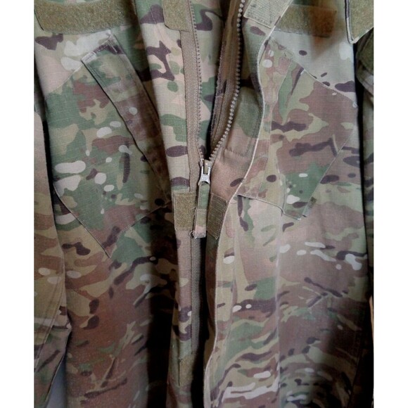 US Army Hot Weather Combat Uniform Large-Long Mens Propper Camo Coat - Picture 5 of 7